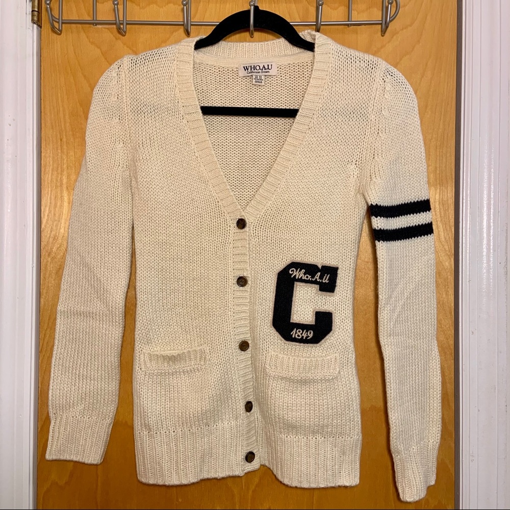 WHO.A.U Knit Cardigan